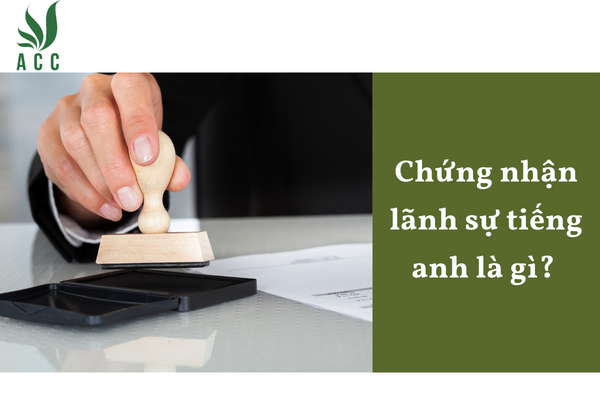 Chứng nhận lãnh sự tiếng anh là gì? 