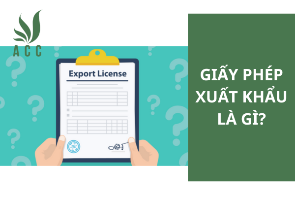 Giấy phép xuất khẩu là gì?