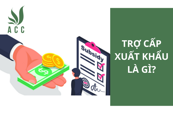 Trợ cấp xuất khẩu là gì?