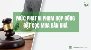 Mức phạt vi phạm hợp đồng đặt cọc mua bán nhà