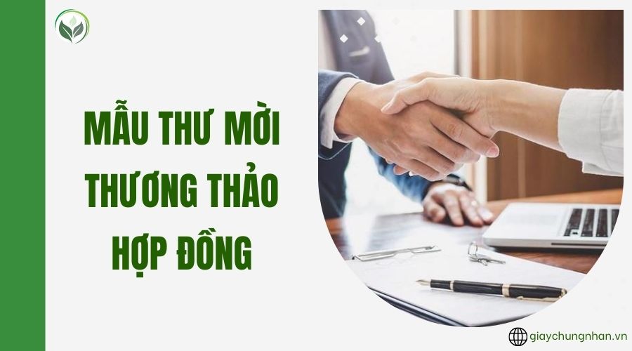 Mẫu thư mời thương thảo hợp đồng
