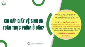Xin cấp giấy vệ sinh an toàn thực phẩm ở đâu?