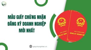 Mẫu giấy chứng nhận đăng ký doanh nghiệp mới nhất
