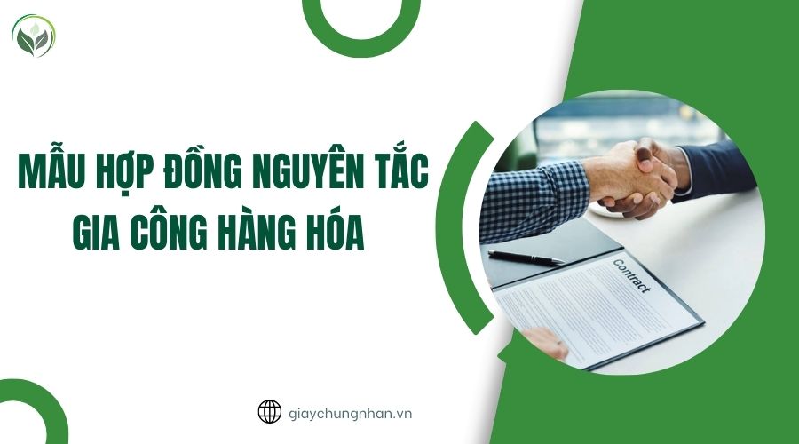 Mẫu hợp đồng nguyên tắc gia công hàng hóa