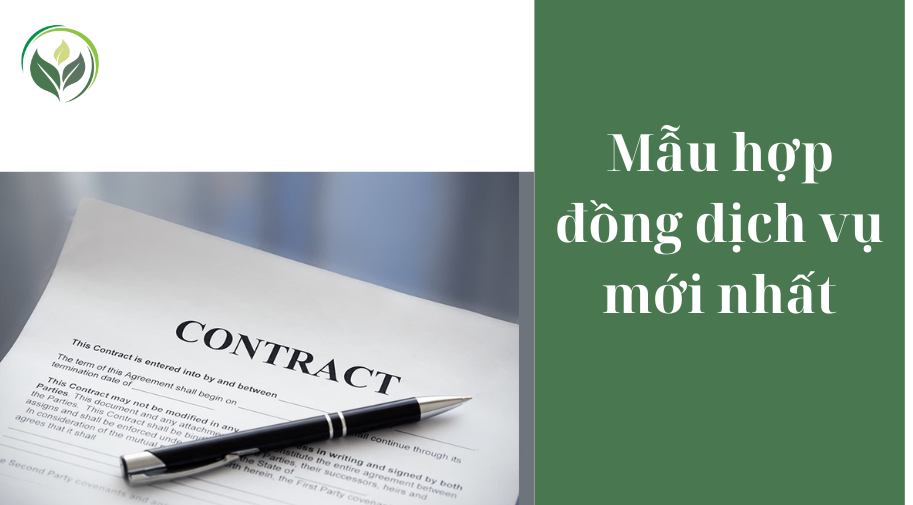 Mẫu hợp đồng dịch vụ mới nhất