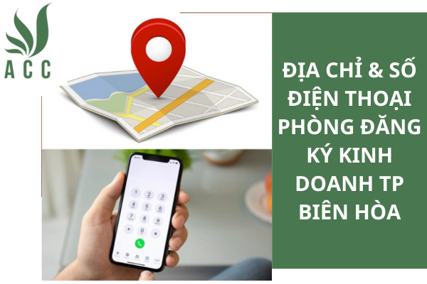 Địa chỉ & số điện thoại phòng đăng ký kinh doanh TP Biên Hòa
