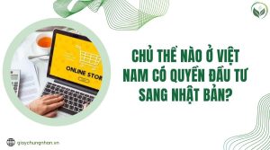 Chủ thể nào ở Việt Nam có quyền đầu tư sang Nhật Bản?