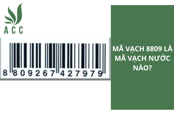 Mã vạch 8809 là mã vạch nước nào