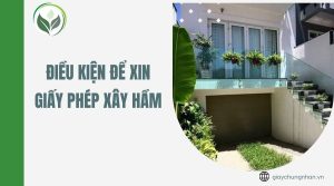 Điều kiện để xin giấy phép xây hầm