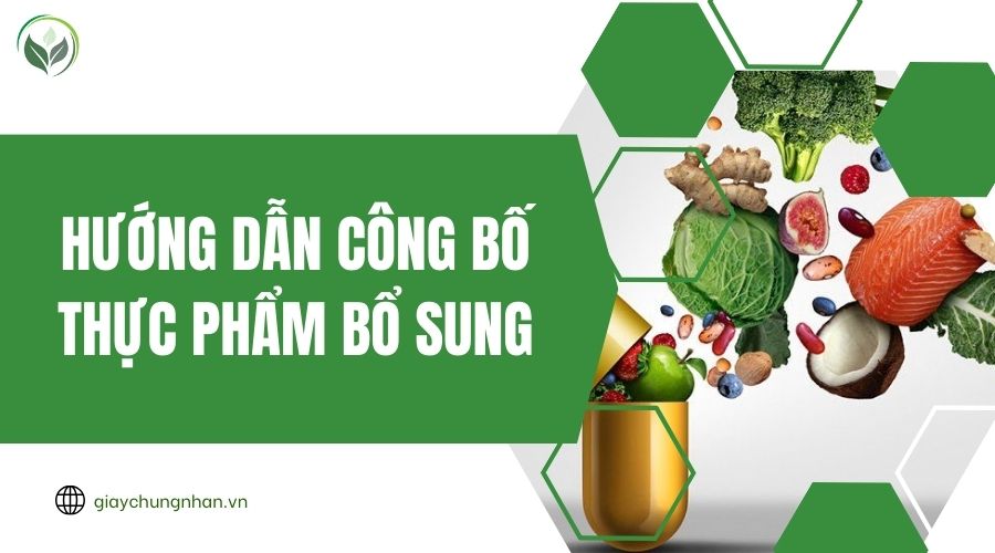 Hướng dẫn công bố thực phẩm bổ sung