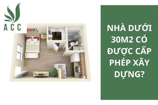 Nhà dưới 30m2 có được cấp phép xây dựng