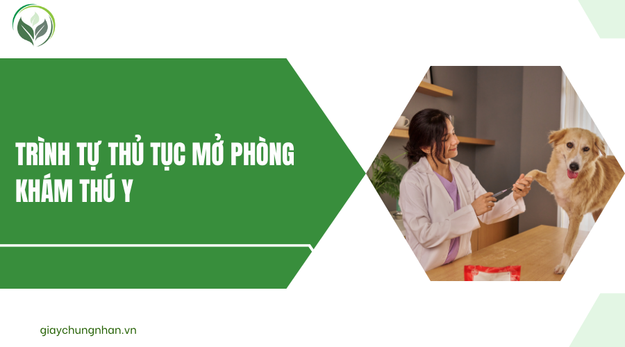 Trình tự thủ tục mở phòng khám thú y 
