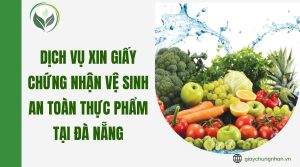 Dịch vụ xin giấy chứng nhận vệ sinh an toàn thực phẩm tại Đà Nẵng