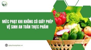 Mức phạt khi không có giấy phép vệ sinh an toàn thực phẩm