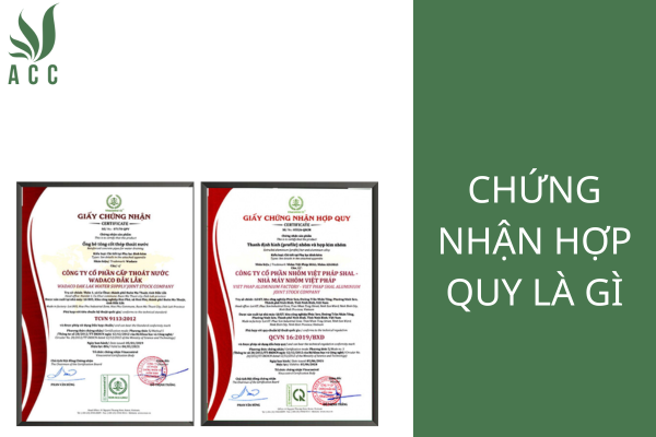 Chứng nhận hợp quy là gì