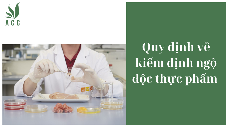 Quy định về kiểm định ngộ độc thực phẩm [Mới nhất]