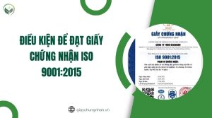 Điều kiện để đạt giấy chứng nhận ISO 9001:2015