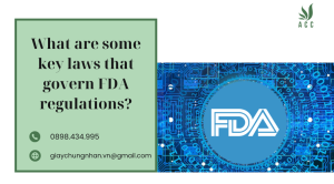 What are some key laws that govern FDA regulations?