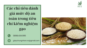 Các chỉ tiêu đánh giá mức độ an toàn trong tiêu chí kiểm nghiệm gạo