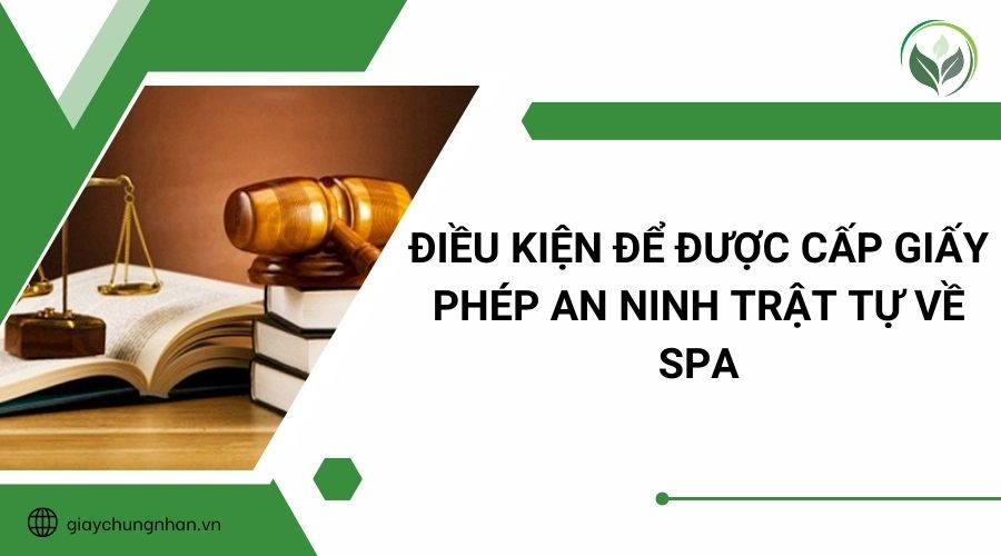 Điều kiện để được cấp giấy phép an ninh trật tự về spa