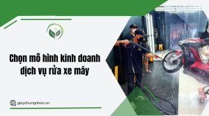 Chọn mô hình kinh doanh dịch vụ rửa xe máy