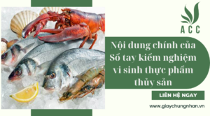 Nội dung chính của Sổ tay kiểm nghiệm vi sinh thực phẩm thủy sản