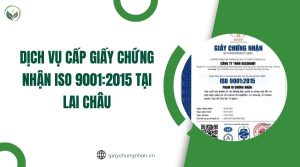 Dịch vụ cấp giấy chứng nhận ISO 9001:2015 tại Lai Châu