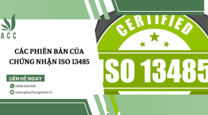 Các phiên bản của chứng nhận ISO 13485