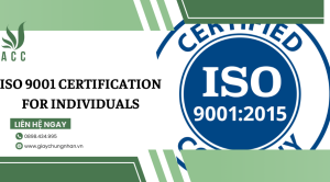 ISO 9001 certification for individuals