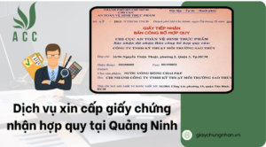 Dịch vụ xin cấp giấy chứng nhận hợp quy tại Quảng Ninh