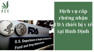 Dịch vụ cấp chứng nhận FDA thiết bị y tế tại Bình Định