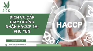 Dịch vụ cấp giấy chứng nhận HACCP tại Phú Yên