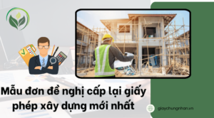 Mẫu đơn đề nghị cấp lại giấy phép xây dựng mới nhất