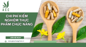 Chi phí kiểm nghiệm thực phẩm chức năng