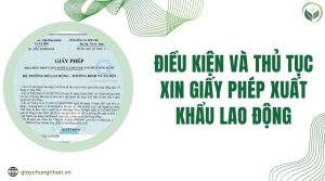 Điều kiện và thủ tục xin giấy phép xuất khẩu lao động