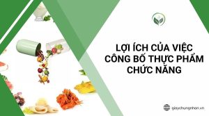 Lợi ích của việc công bố thực phẩm chức năng