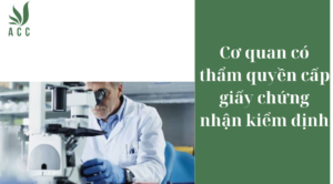 Cơ quan có thẩm quyền cấp giấy chứng nhận kiểm định