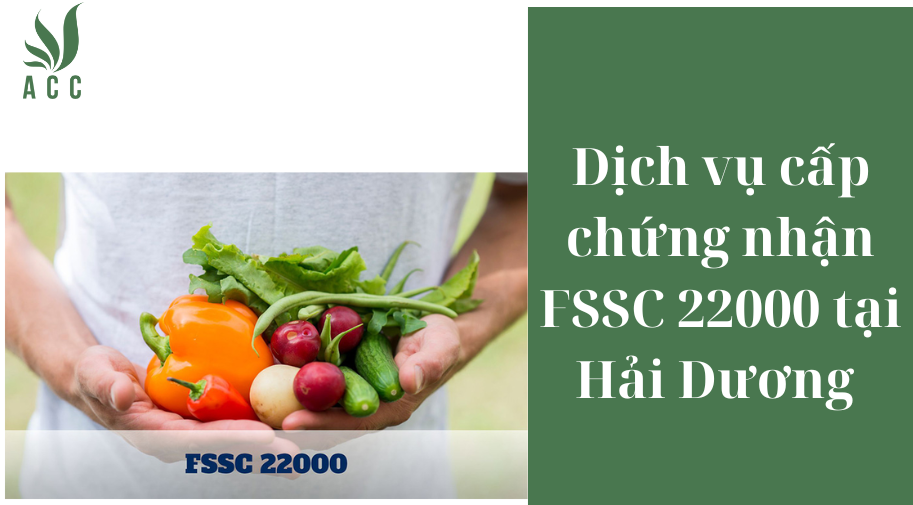 Dịch vụ cấp chứng nhận FSSC 22000 tại Hải Dương [Trọn gói]