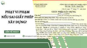 Phạt vi phạm nếu sai giấy phép xây dựng?