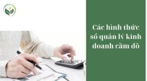 Các hình thức sổ quản lý kinh doanh cầm đồ