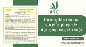 Hướng dẫn thủ tục xin giấy phép xây dựng hạ tầng kỹ thuật