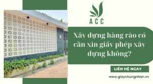 Xây dựng hàng rào có cần xin giấy phép xây dựng không?