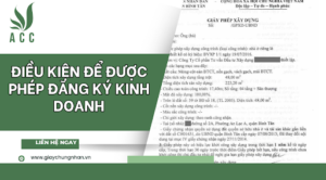  Điều kiện để được phép đăng ký kinh doanh công ty xây dựng