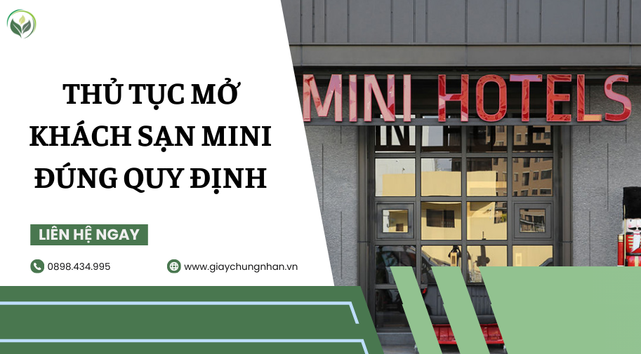 Thủ tục mở khách sạn mini đúng quy định