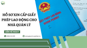 Hồ sơ xin cấp Giấy phép lao động cho nhà quản lý