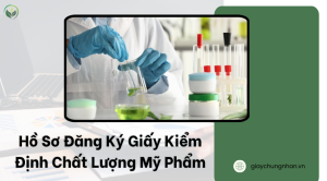 Hồ Sơ Đăng Ký Giấy Kiểm Định Chất Lượng Mỹ Phẩm
