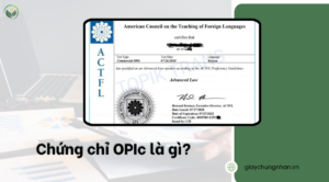 Chứng chỉ OPIc là gì?