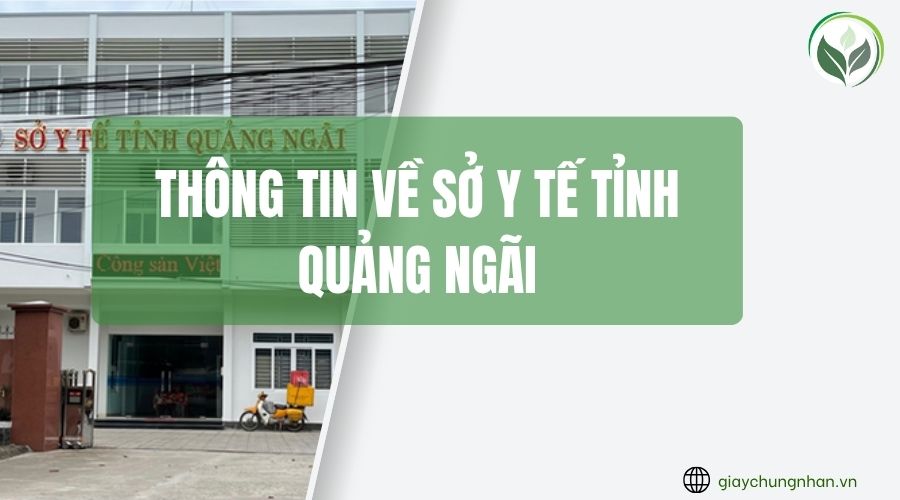 Thông tin về Sở y tế tỉnh Quảng Ngãi