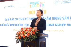 Bà Hồ Thị Quyên, Phó Giám đốc ITPC phát biểu tại chương trình. Ảnh: Q.Đ.