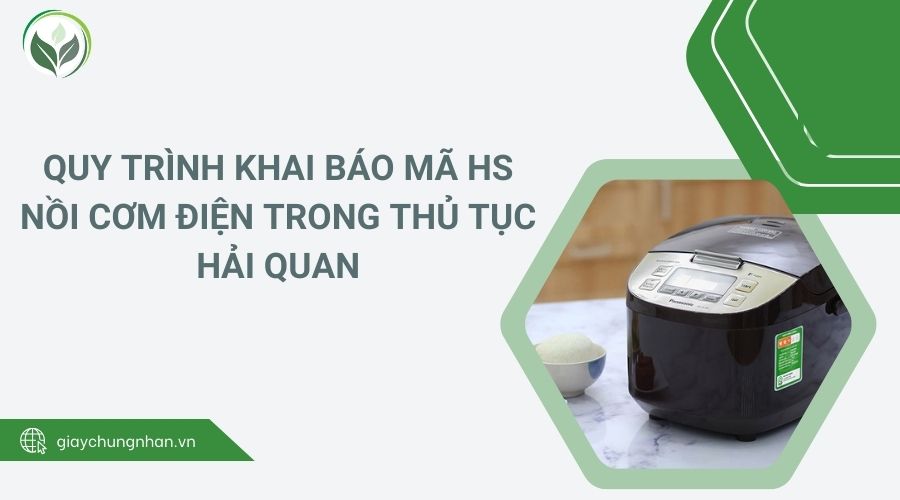 Quy trình khai báo mã HS nồi cơm điện trong thủ tục hải quan